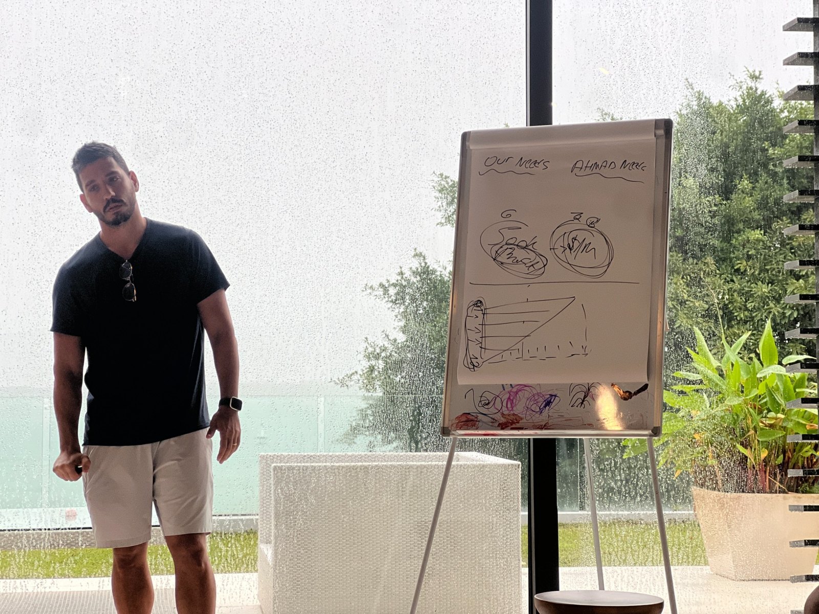 Alon Waller, BlueThrone CEO, at one of our team workshops.