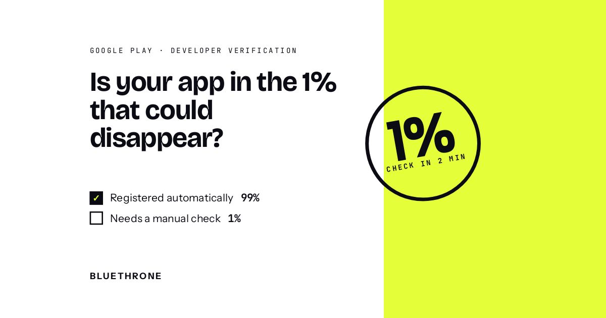 Android developer verification for Google Play apps, explained