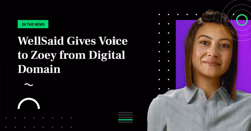 ai video avatars get lifelike voices from WellSaid labs