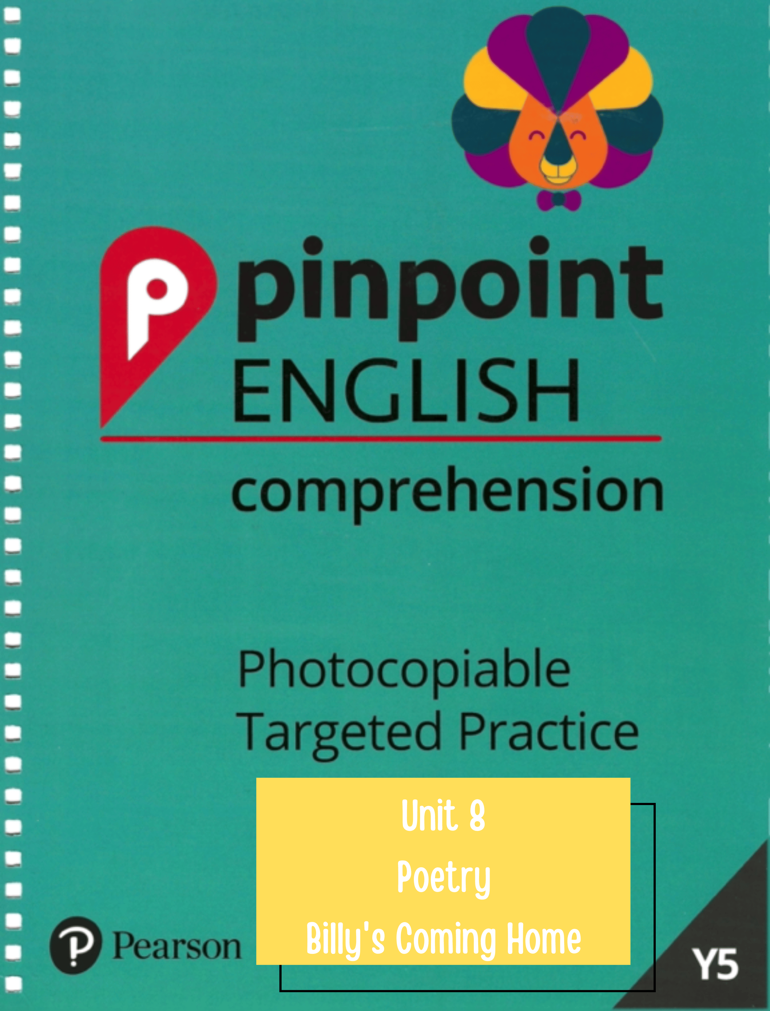 Pearson Pinpoint English Comprehension Y5 Unit 8