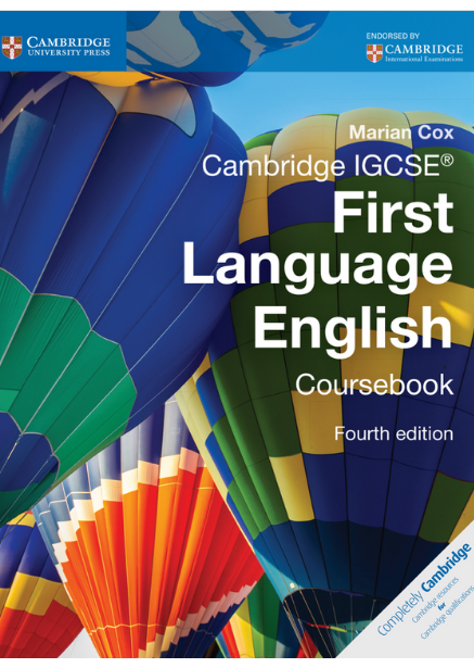 Cambridge IGCSE First Language English Book