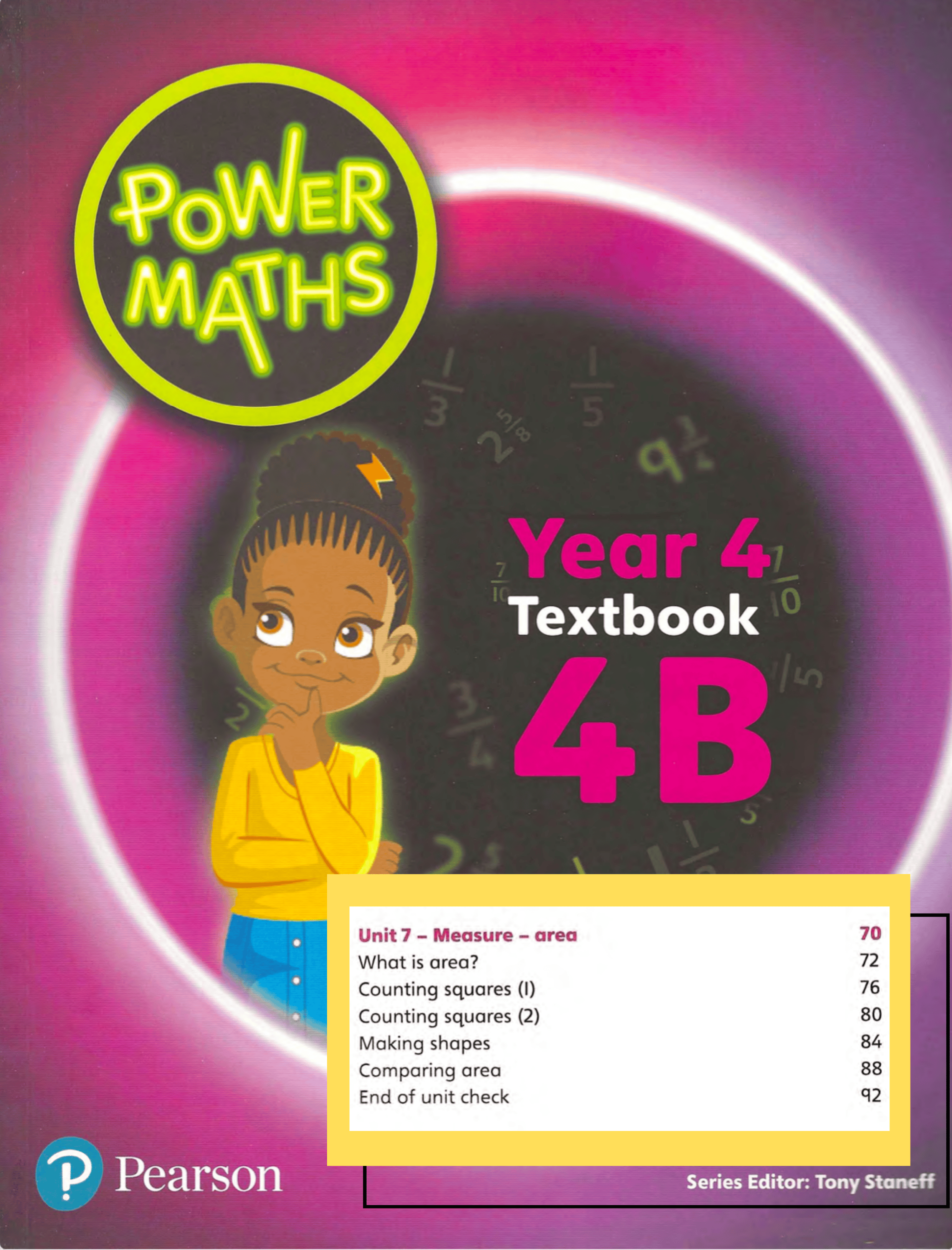 Pearson Maths 4B Textbook Unit 7