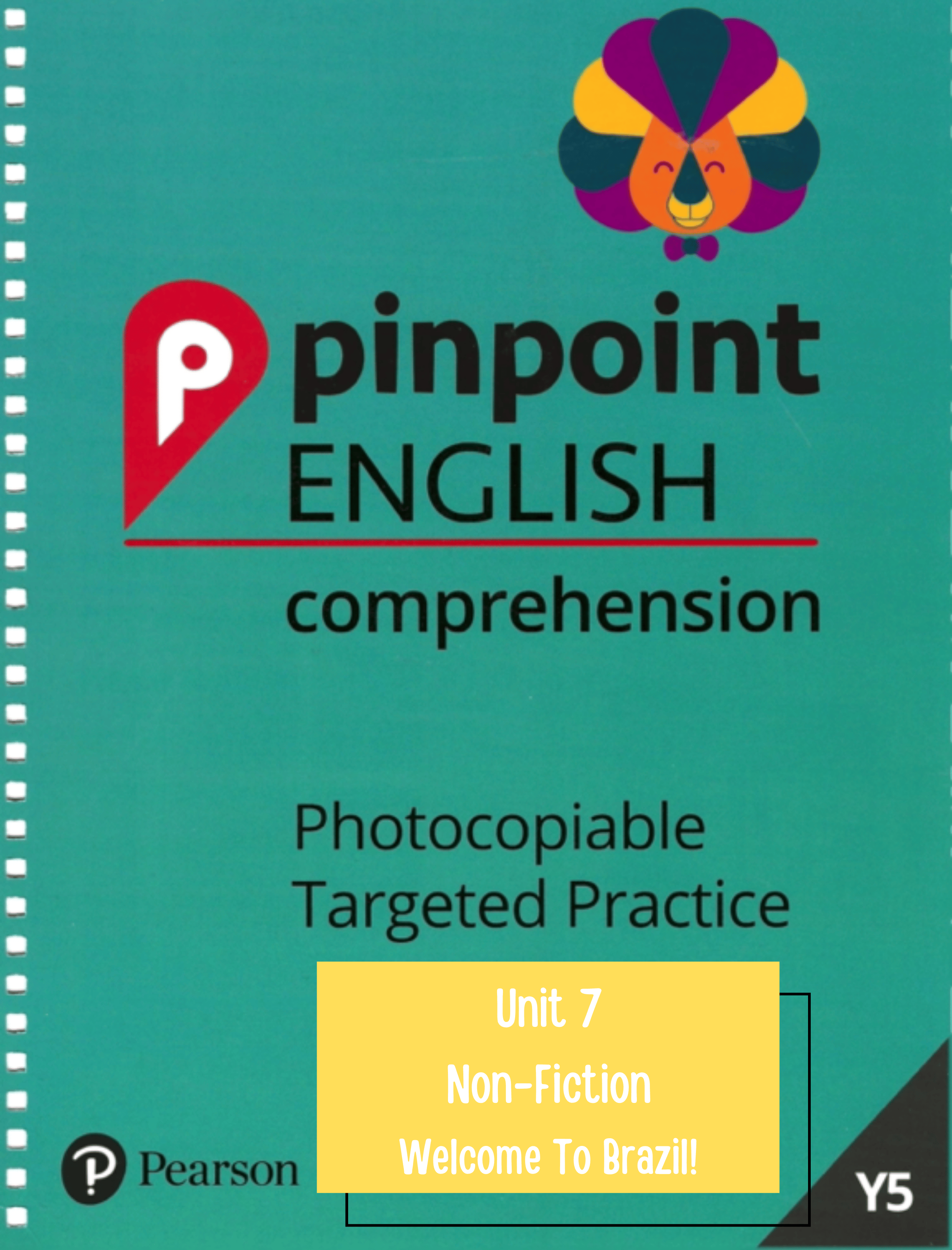 Pearson Pinpoint English Comprehension Y5 Unit 7