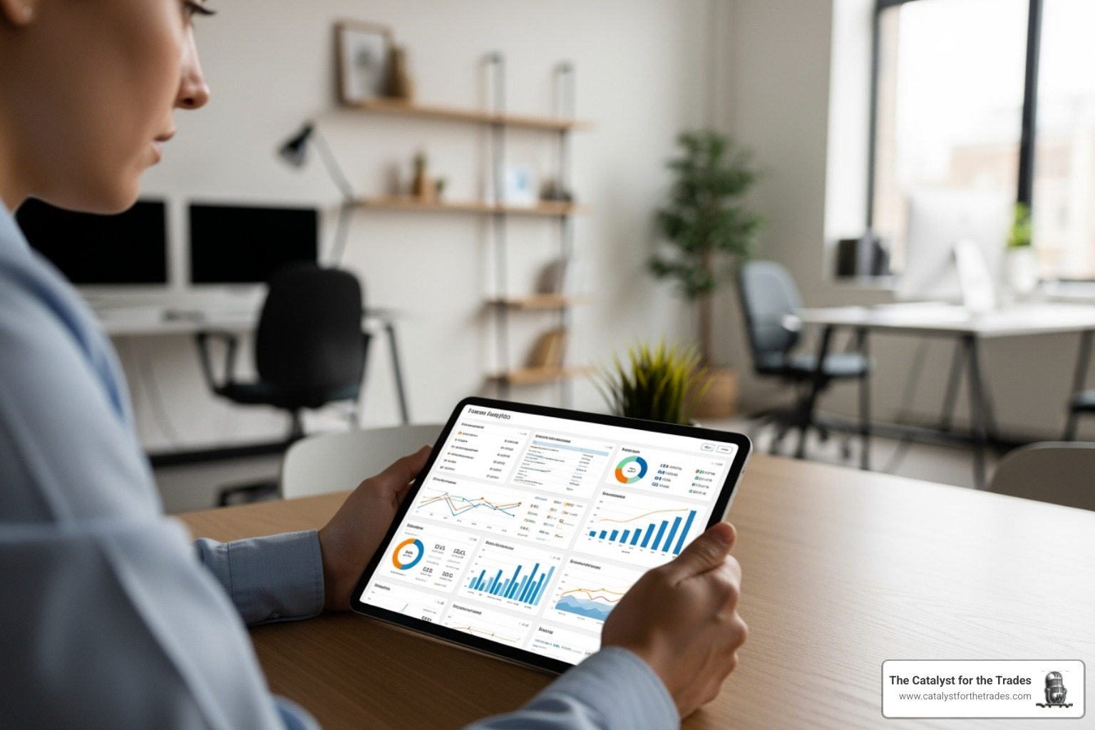 A person using a tablet to review talent analytics data - talent acquisition A person using a tablet to review talent analytics data - talent acquisition