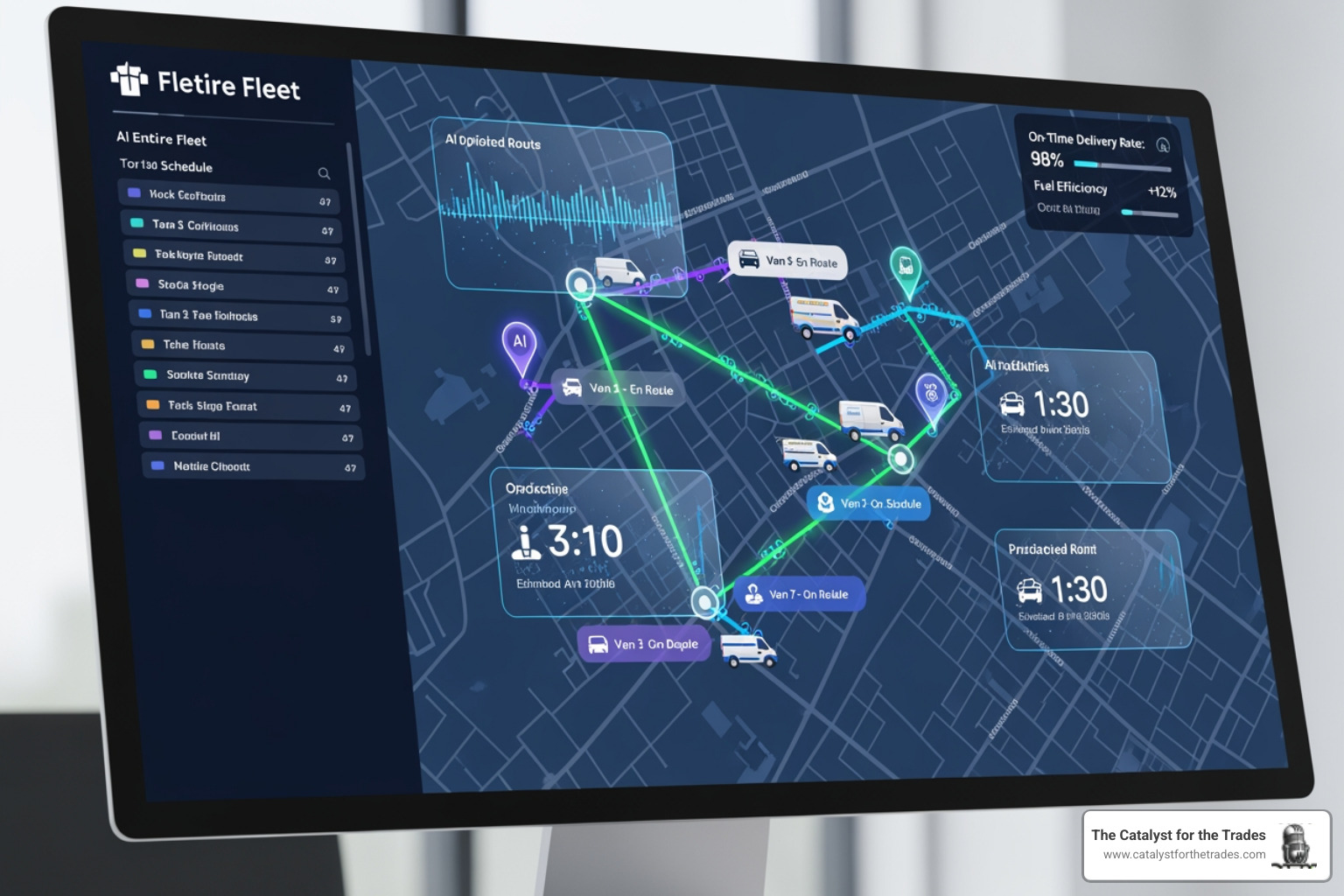 AI-powered dispatch and scheduling for a fleet of service vans - industry insights AI-powered dispatch and scheduling for a fleet of service vans - industry insights