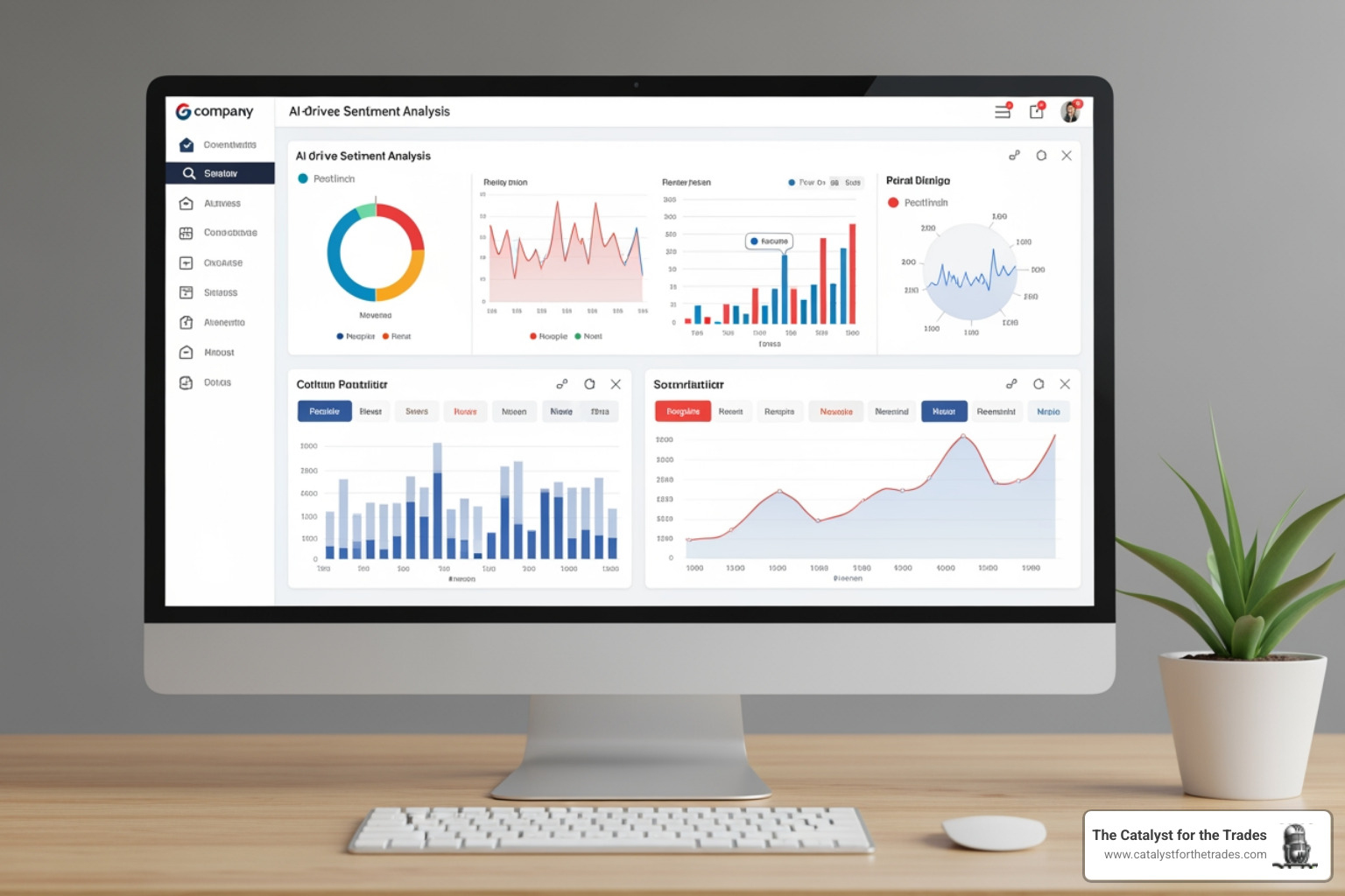 dashboard showing AI-driven sentiment analysis from various online sources - online reputation management dashboard showing AI-driven sentiment analysis from various online sources - online reputation management