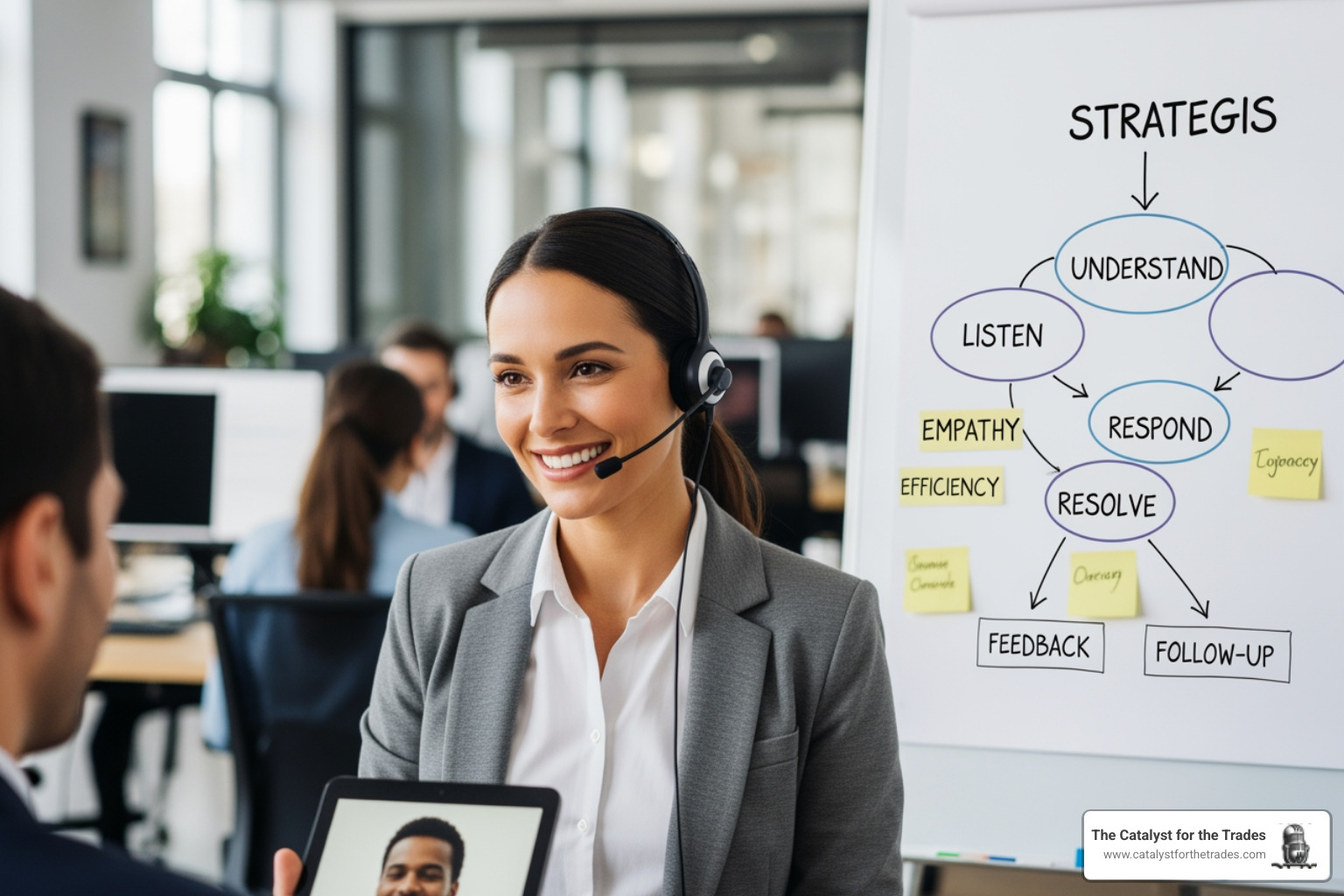 infographic showing how customer service strategy drives retention, loyalty, and revenue growth through clear standards, empowered teams, and continuous feedback loops - customer service strategy infographic showing how customer service strategy drives retention, loyalty, and revenue growth through clear standards, empowered teams, and continuous feedback loops - customer service strategy