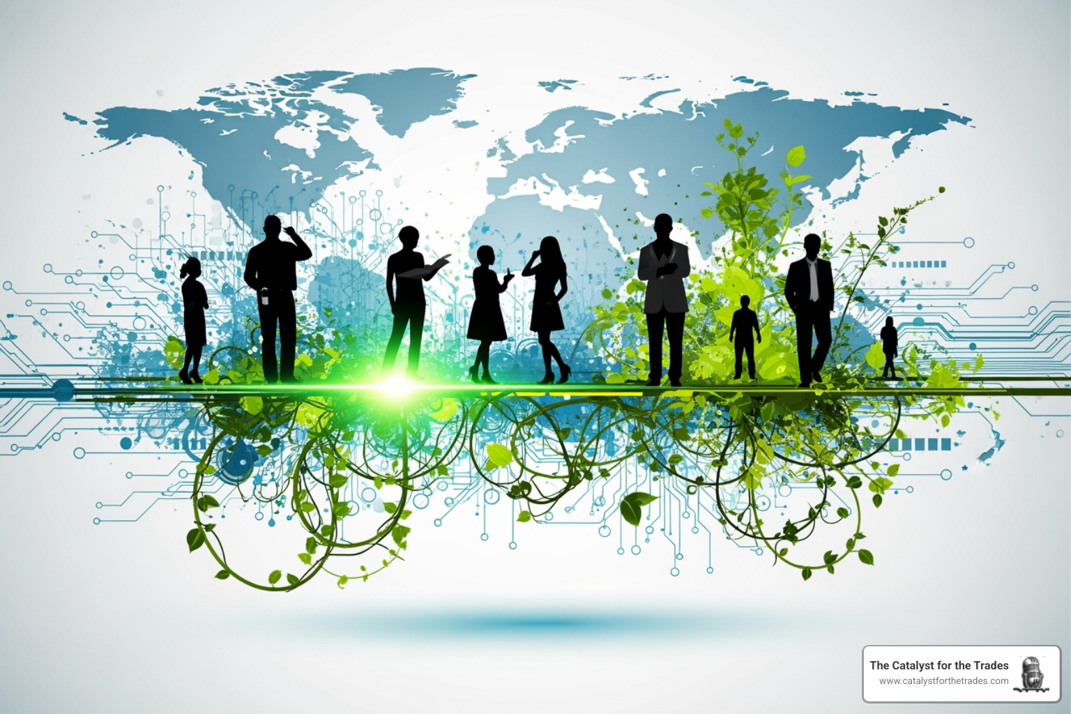 Infographic showing key drivers of business evolution: Technology, Consumer Behavior, Globalization, and Sustainability - business evolution Infographic showing key drivers of business evolution: Technology, Consumer Behavior, Globalization, and Sustainability - business evolution