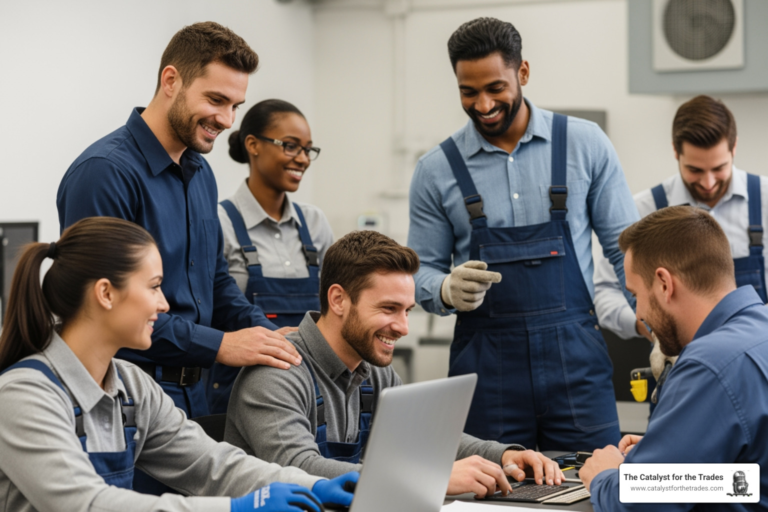 Infographic showing the five pillars of workplace satisfaction: a central circle labeled 'Workplace Satisfaction' with five connected circles around it - 'Respect & Recognition' (showing 64% satisfied with coworkers, 59% with managers), 'Fair Compensation' (showing only 30% satisfied), 'Career Growth' (showing only 26% satisfied with promotions), 'Work-Life Balance' (showing 58% satisfied with commute, 49% with schedule flexibility), and 'Purpose & Culture' (showing employees who enjoy work are 16% more likely to be thriving in life) - workplace satisfaction