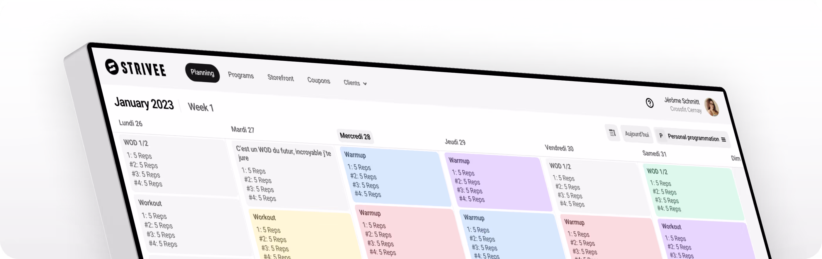 Desktop and phone view with app open