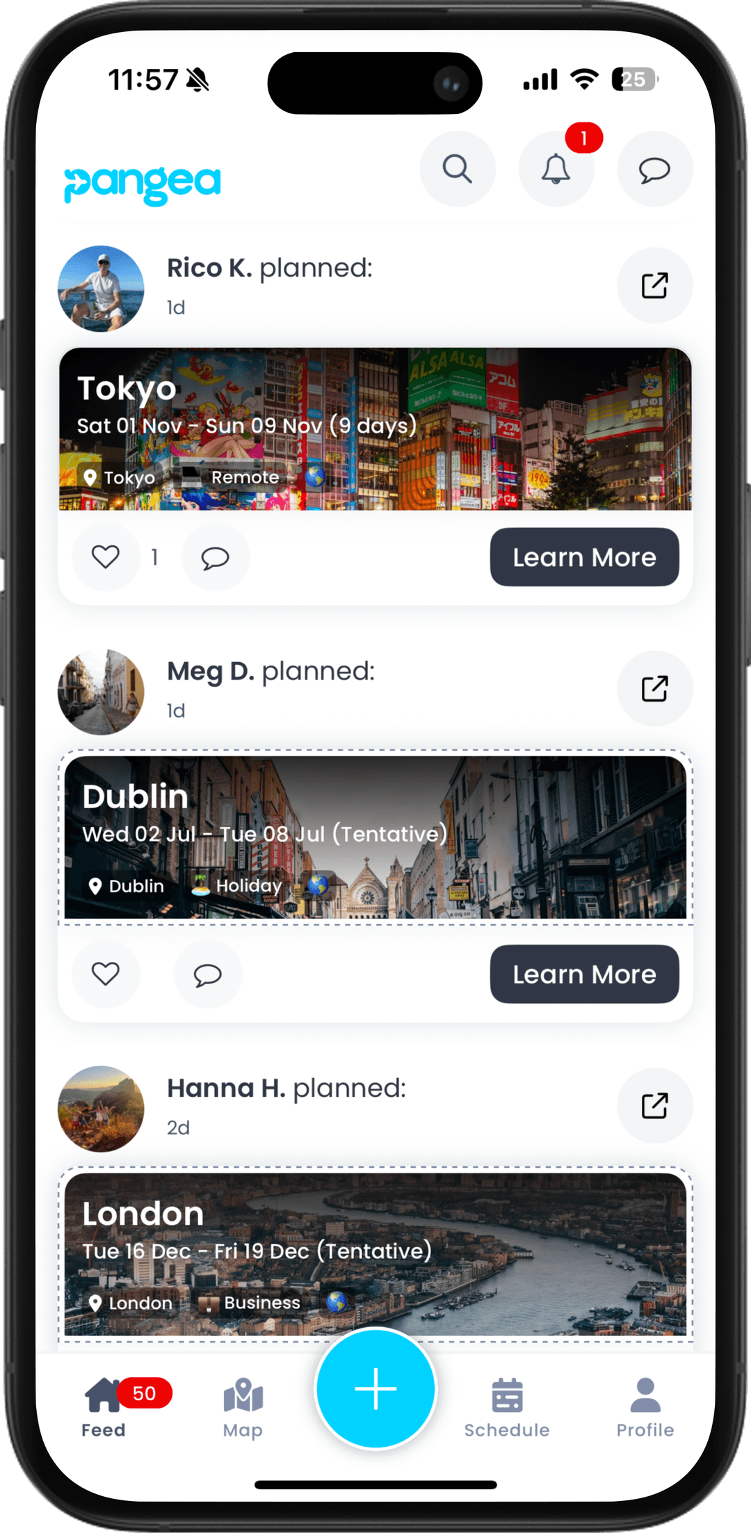 Pangea - Connect and Explore the World Together