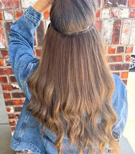 Did someone say halo? Because summer is not the time for heavy sew-ins and high maintenanc