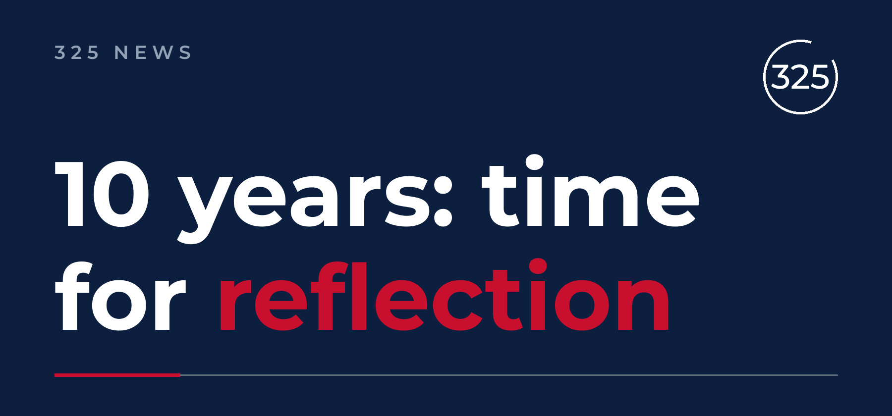 10 years in business - time for reflection