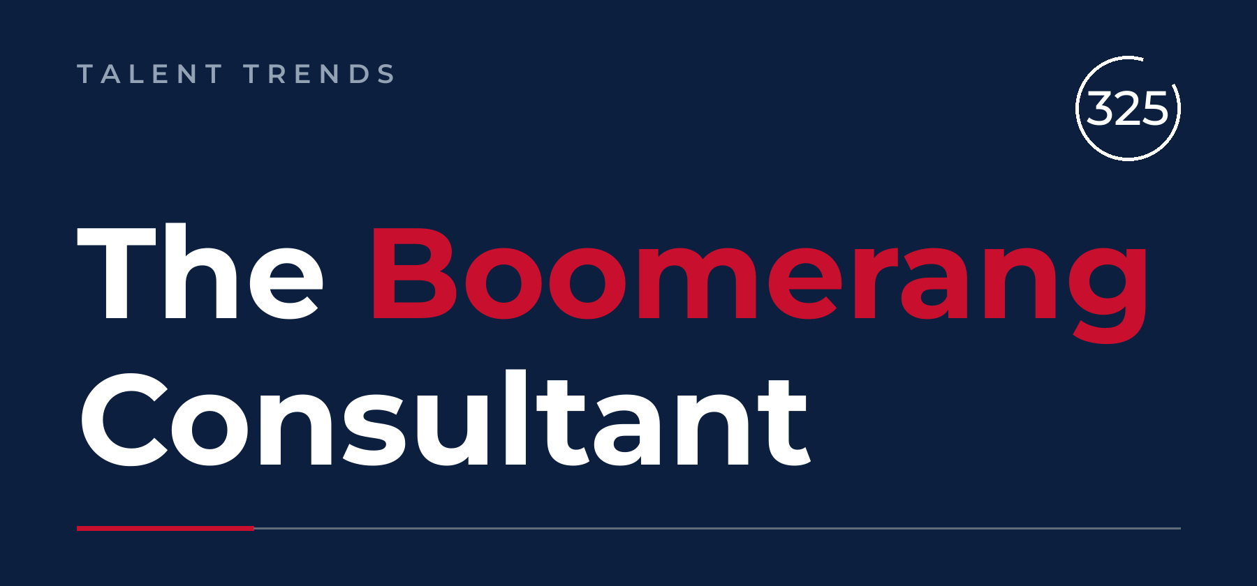The Boomerang Consultant