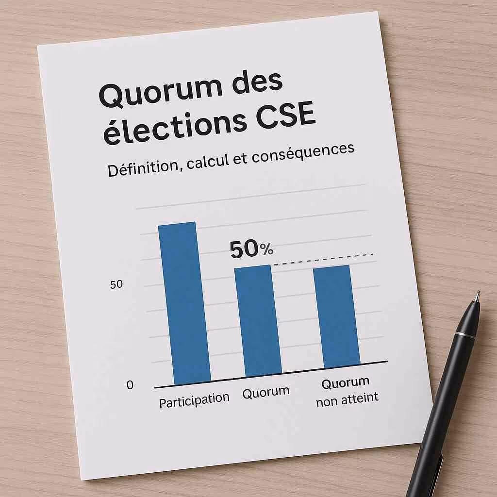 C'est quoi le quorum lors des élections professionnelles CSE ?