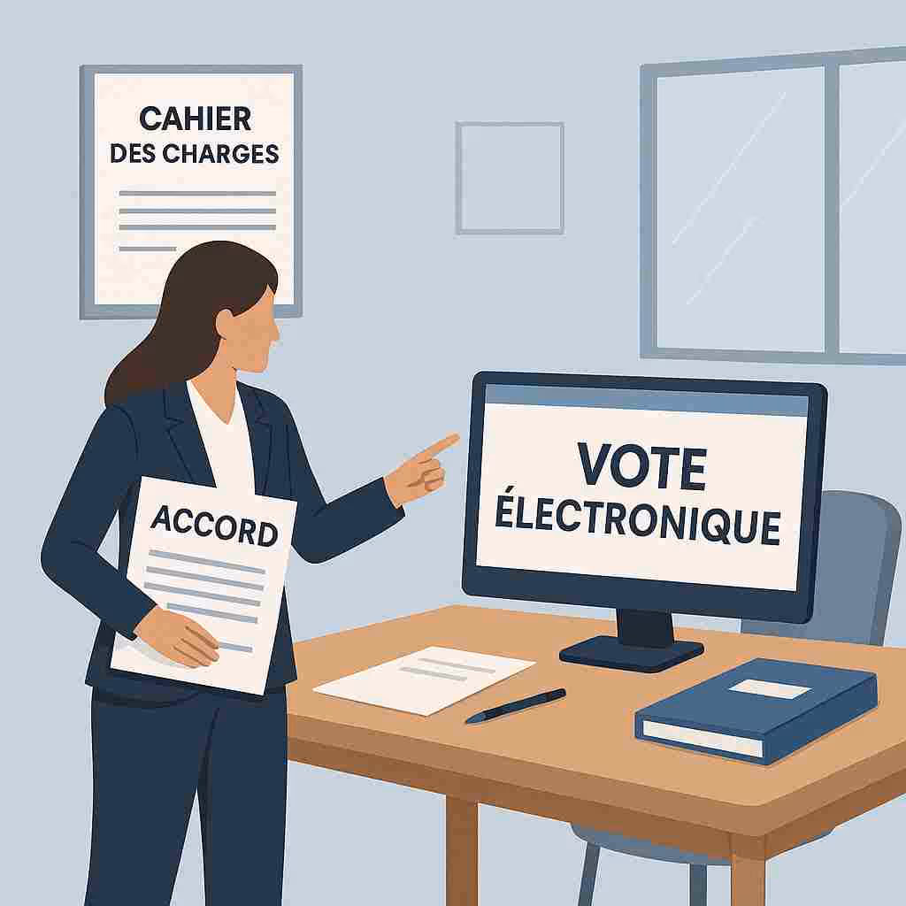 Accord ou DUE pour le recours au vote électronique lors d'une élection CSE