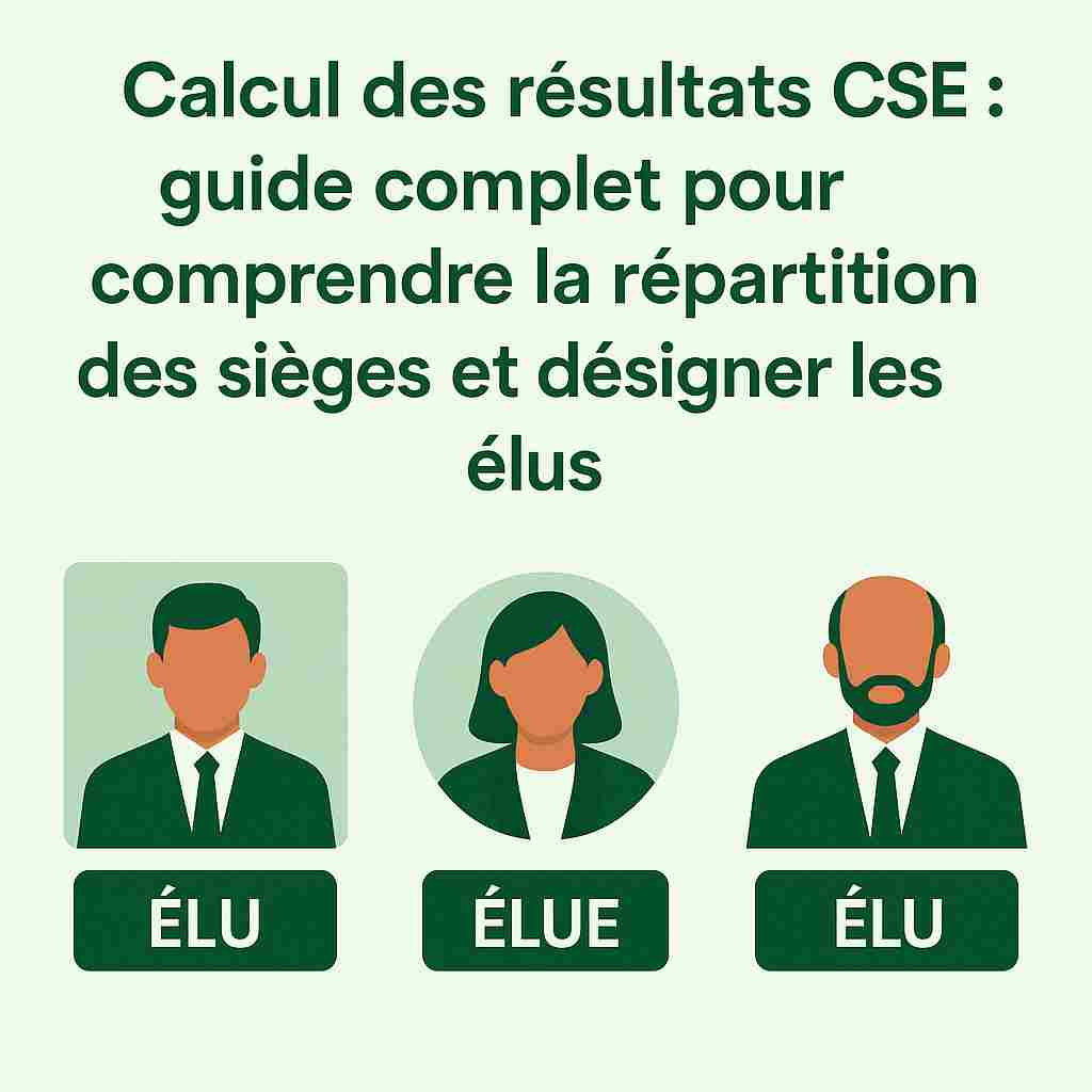 Le guide complet pour calculer les résultats des élections du CSE