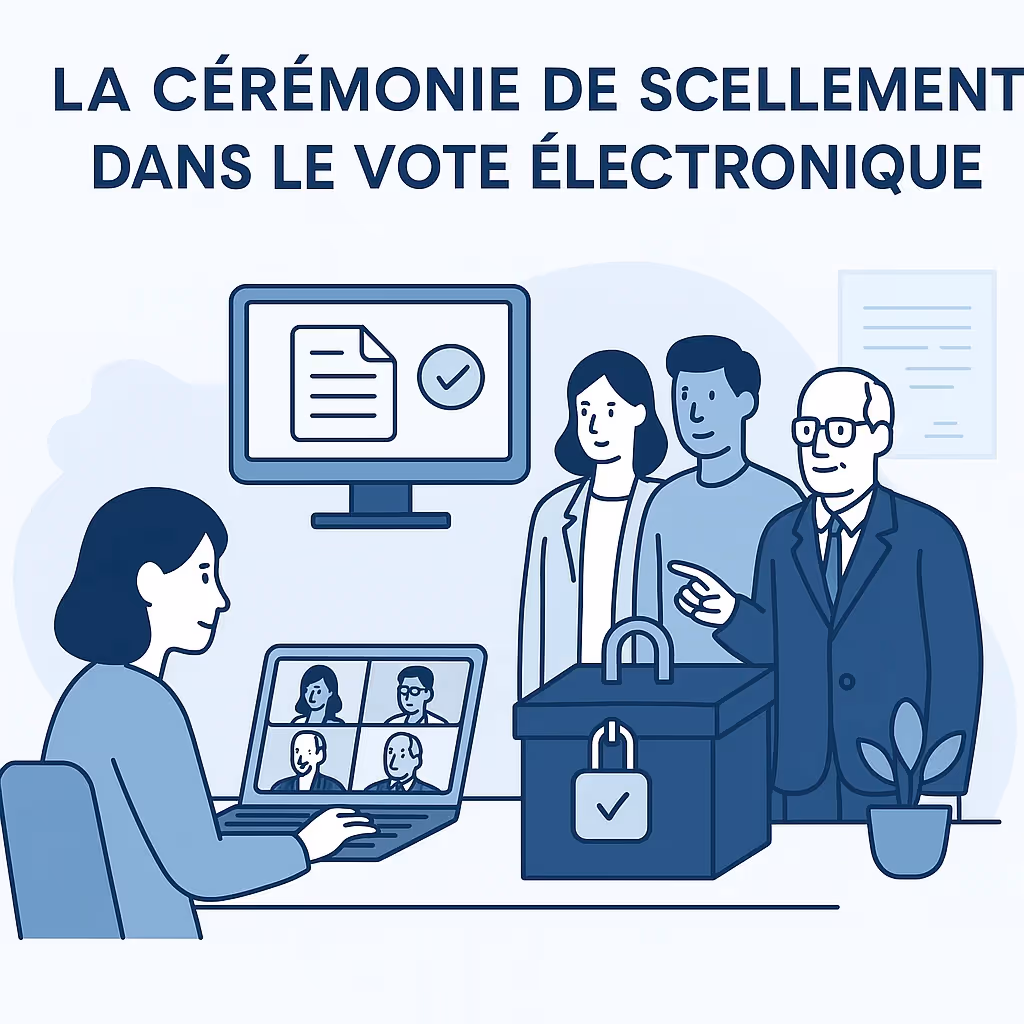 Le scellement dans le vote électronique : une étape essentielle pour garantir l’intégrité du scrutin