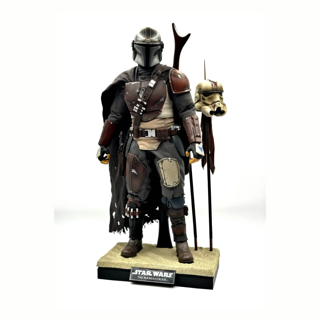 the mandalorian star wars toy by hot toys TMS007 for sale at the wiseguys barbershop in glenhaven