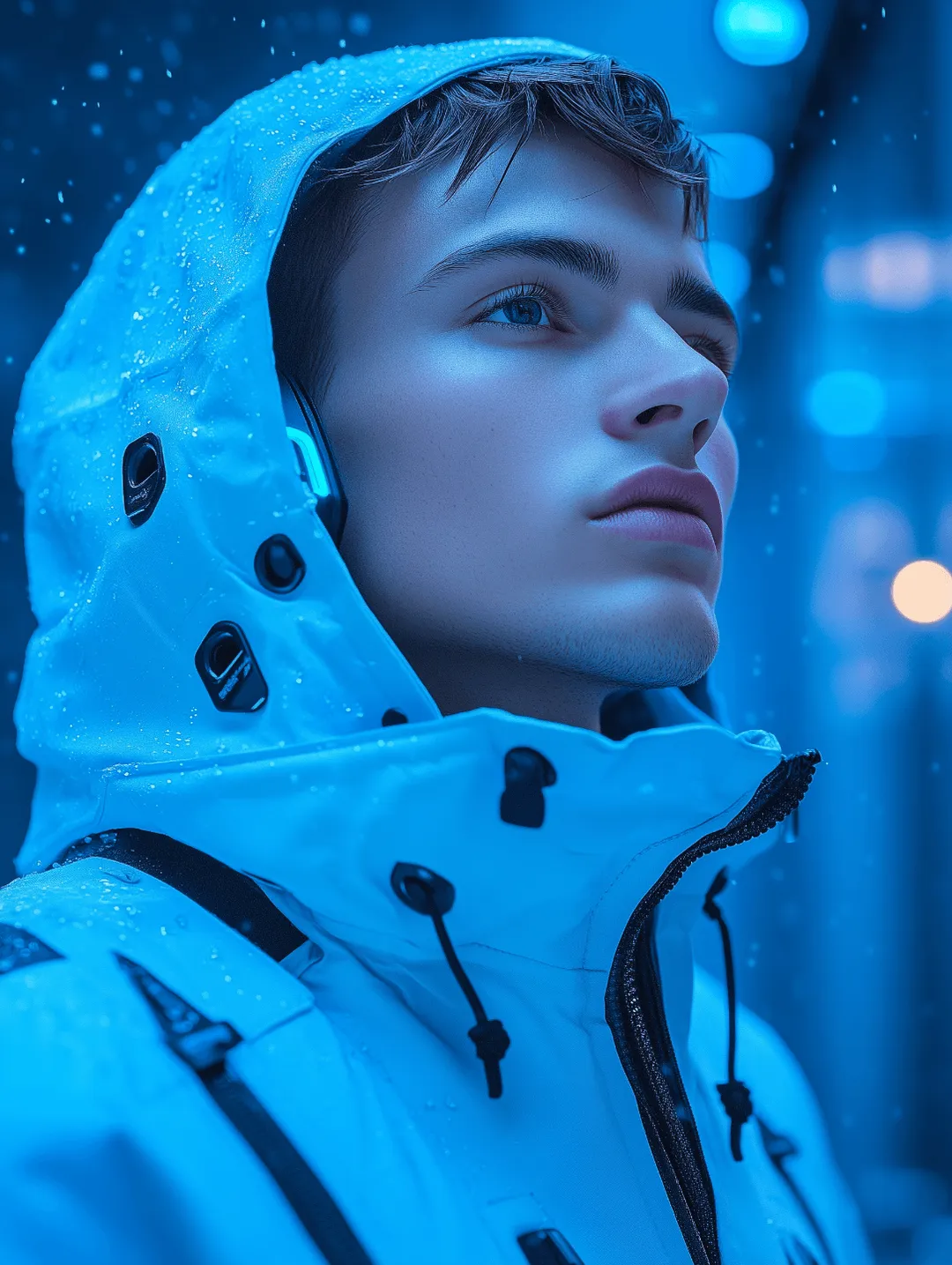 man on a hoodie