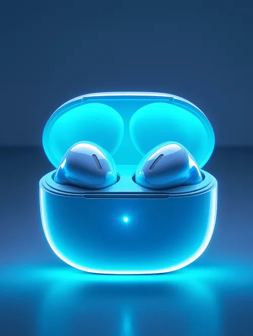 earphone with charging case