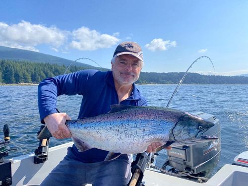 Stryker Rods smiling with his biggest catch of the day