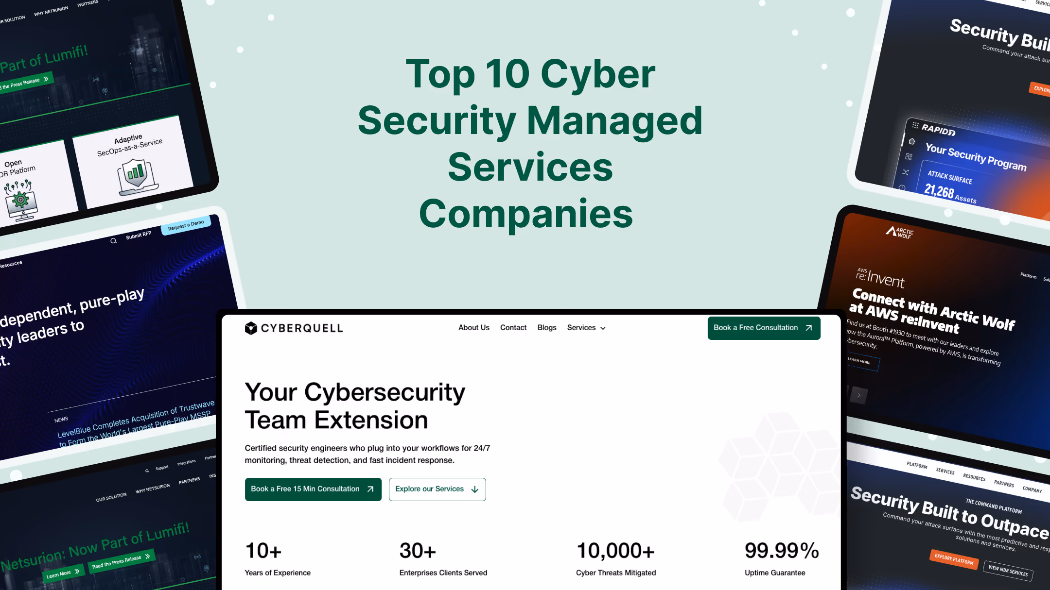Top 10 Cyber Security Managed Services Companies in the USA