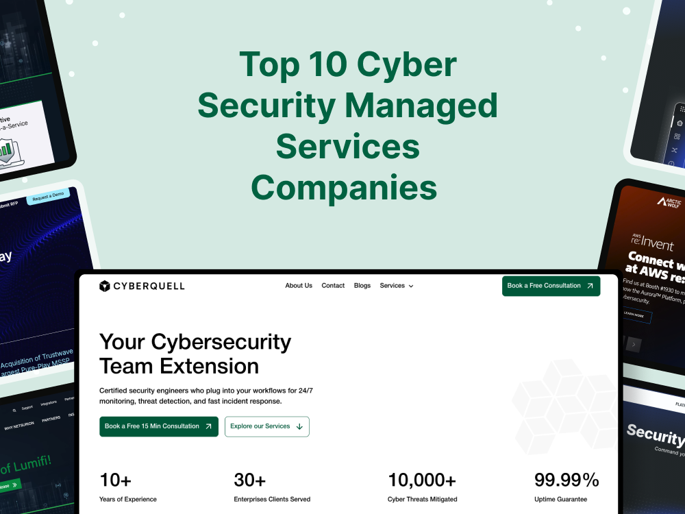 Top 10 Cyber Security Managed Services Companies in the USA