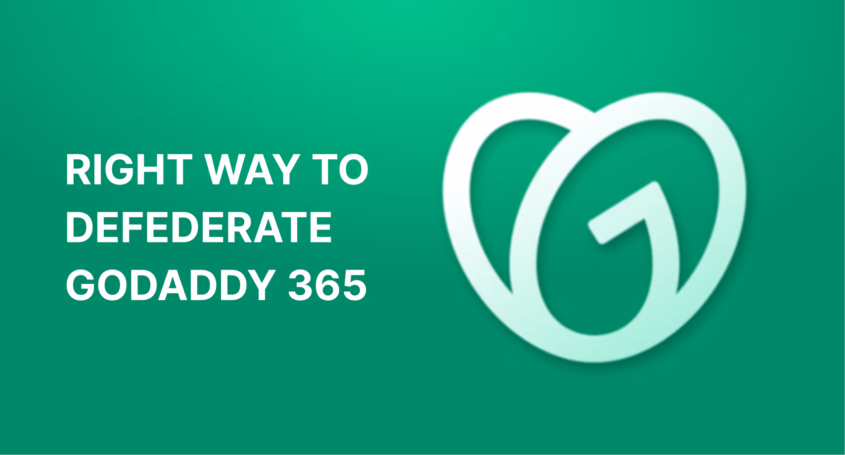How to Defederate GoDaddy