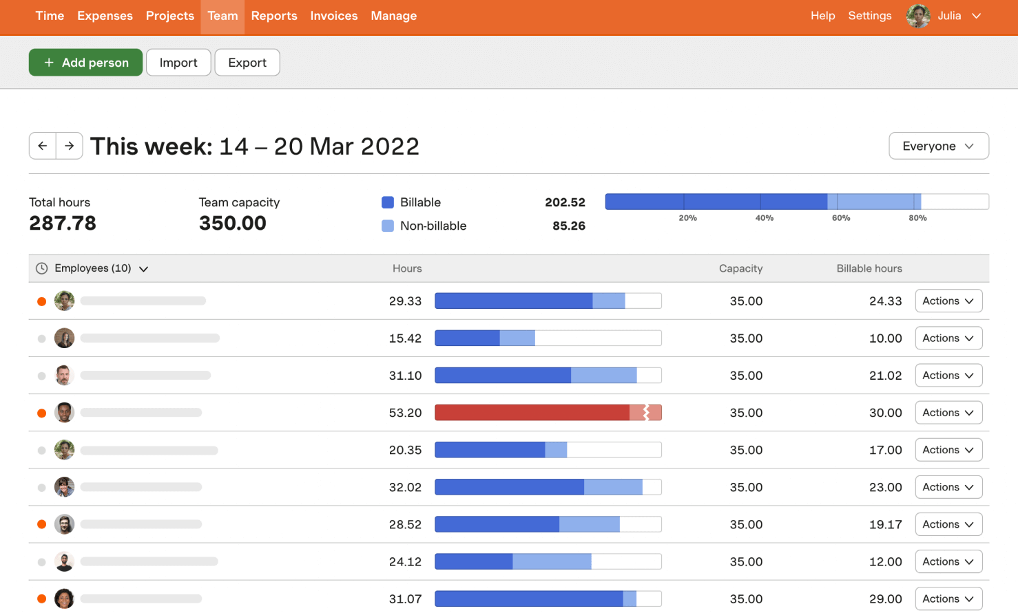 Best time project time tracking app
