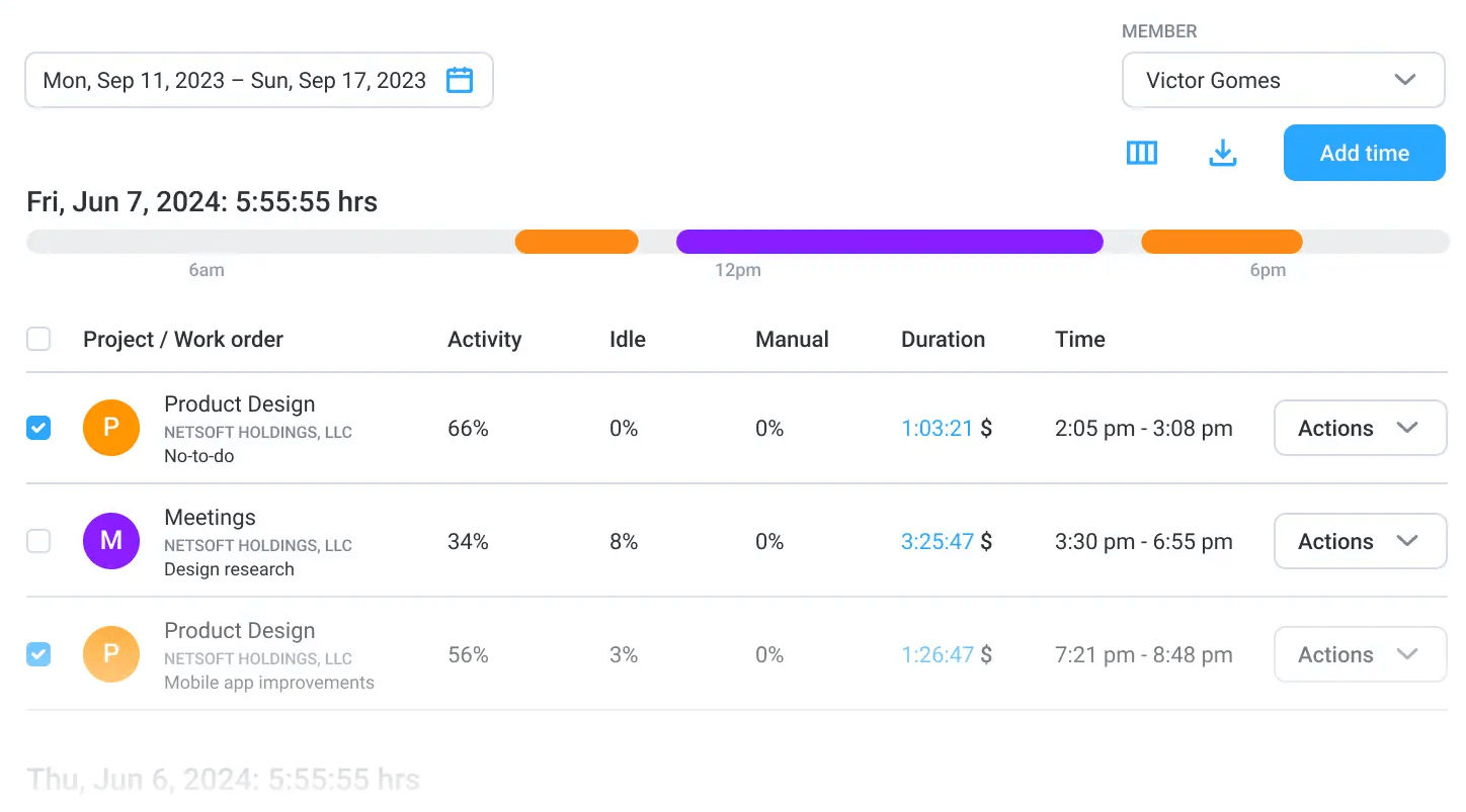 Best time sheet app