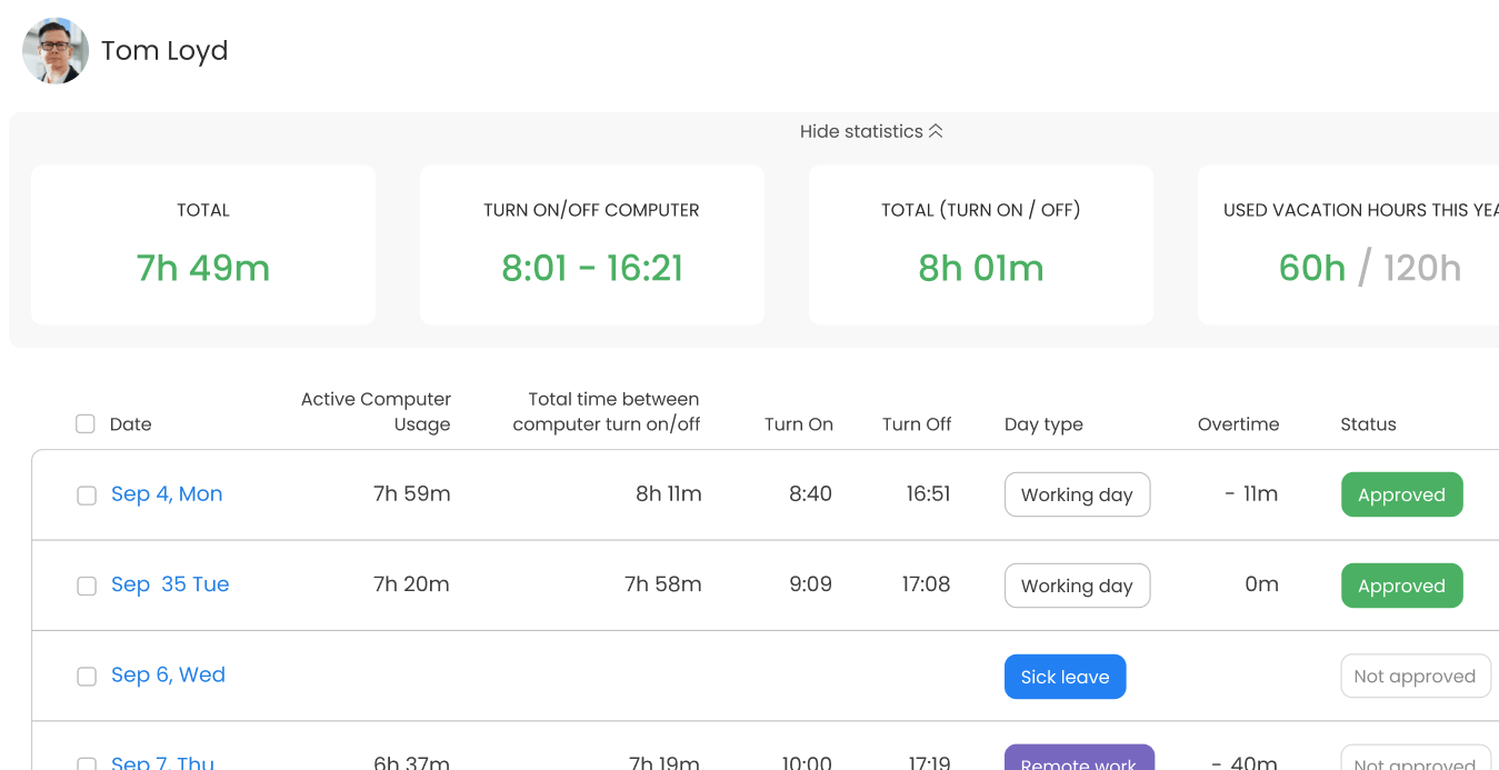 Best time sheet app