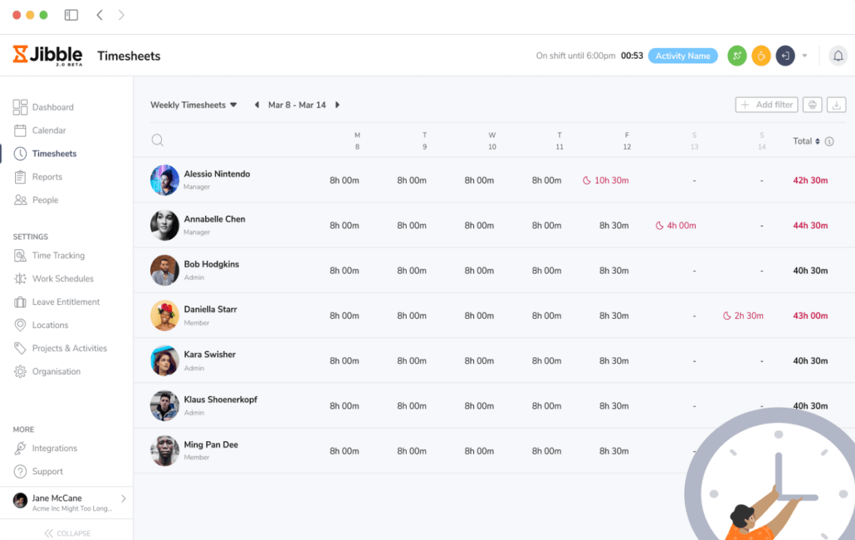 Best time project time tracking app