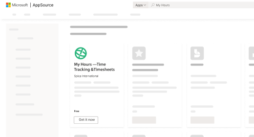 Time tracking reports in MS Teams