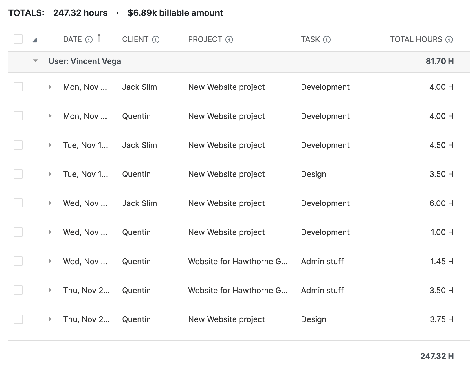 My Hours account setup