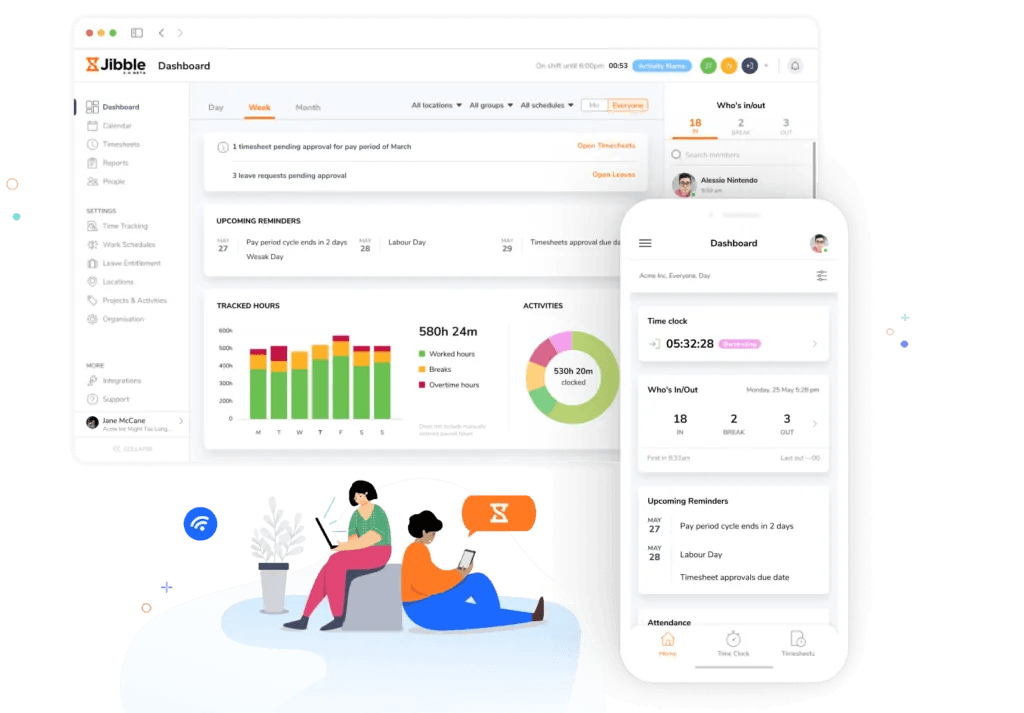 Jibble attendance tracker