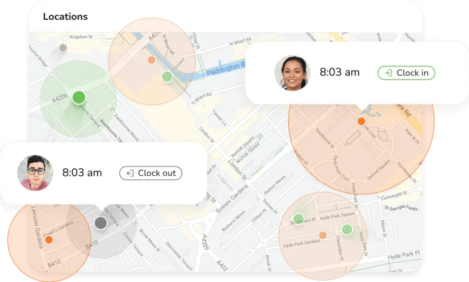 Jibble GPS and geofencing