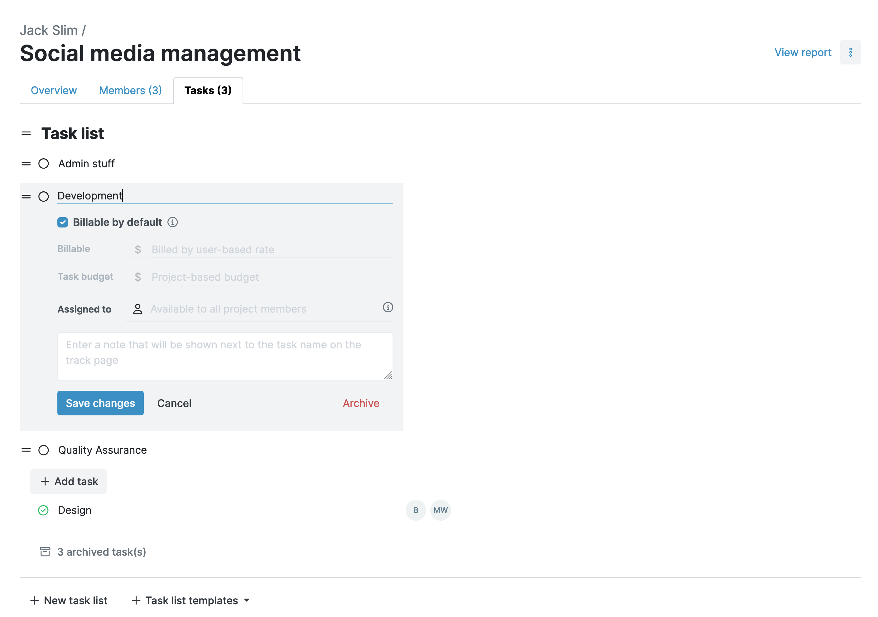 Task-Level Scope Monitoring