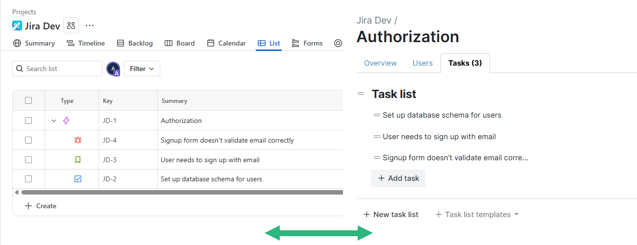 Jira syncing with My Hours