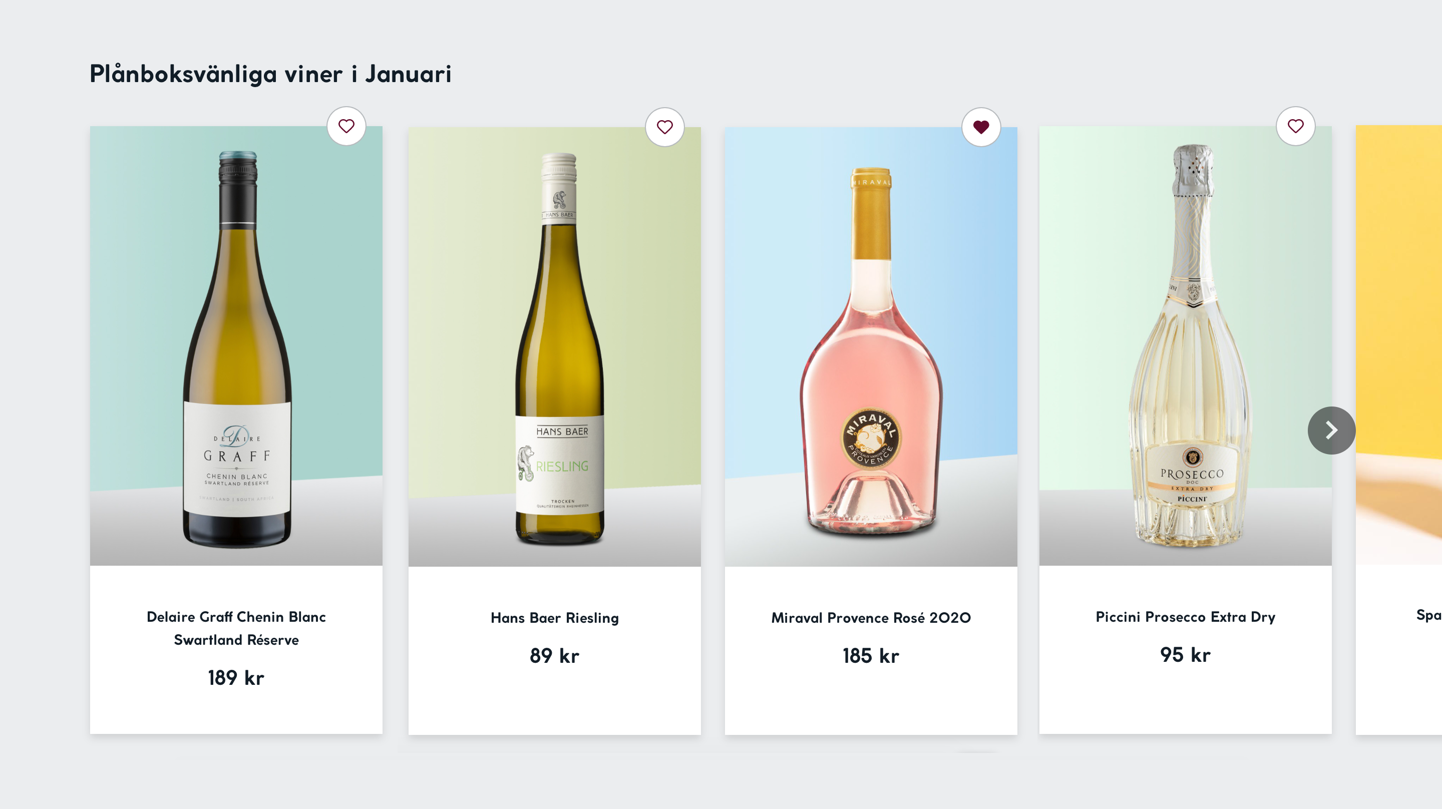 Skiss över Enjoy Wines webbplats