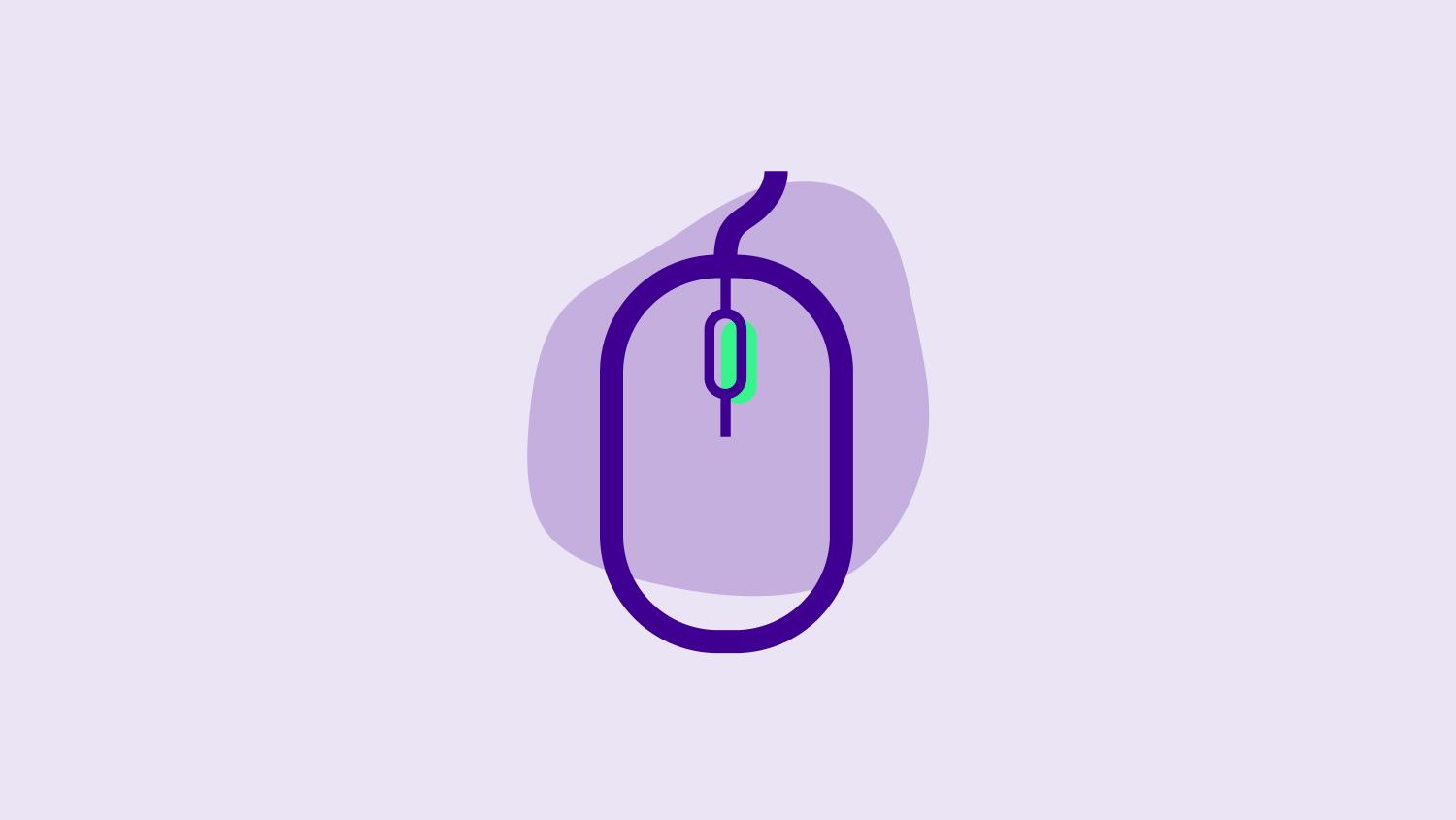 Illustration av en datormus