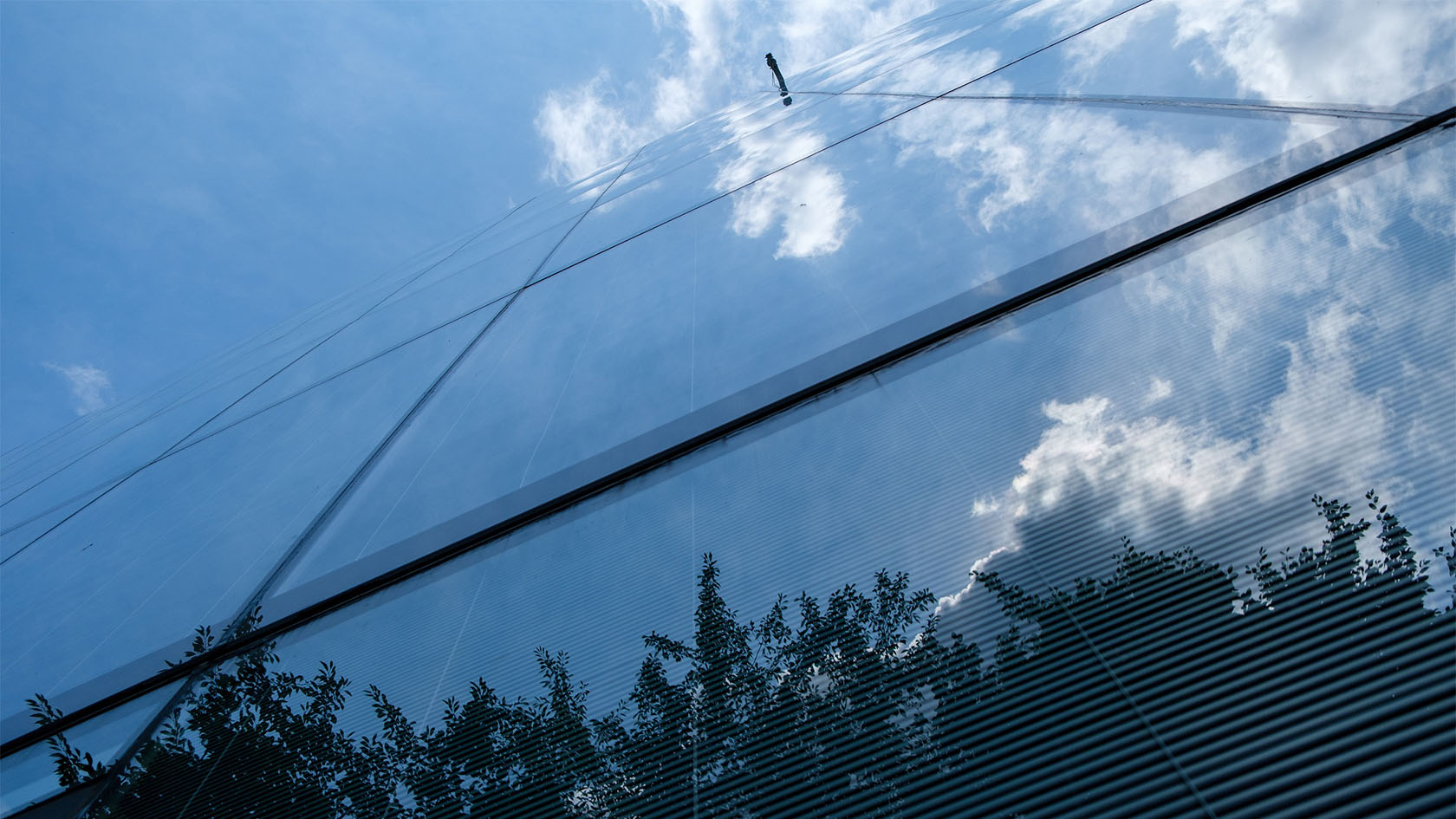 Verwaltungsgebaeude in Basel Detailansicht des Interial Systems