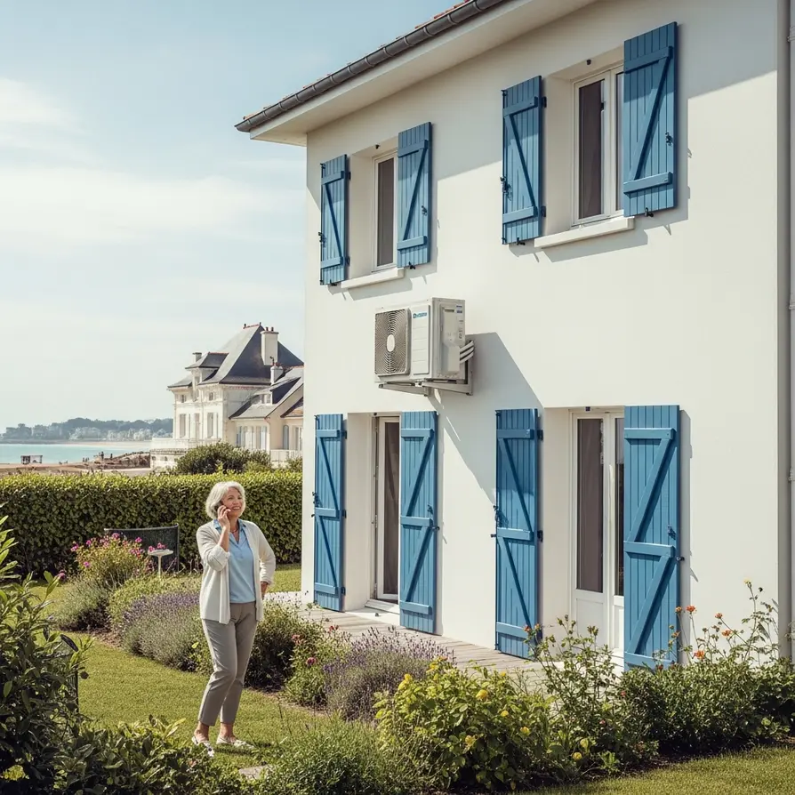 Installation climatisation réversible La Baule 