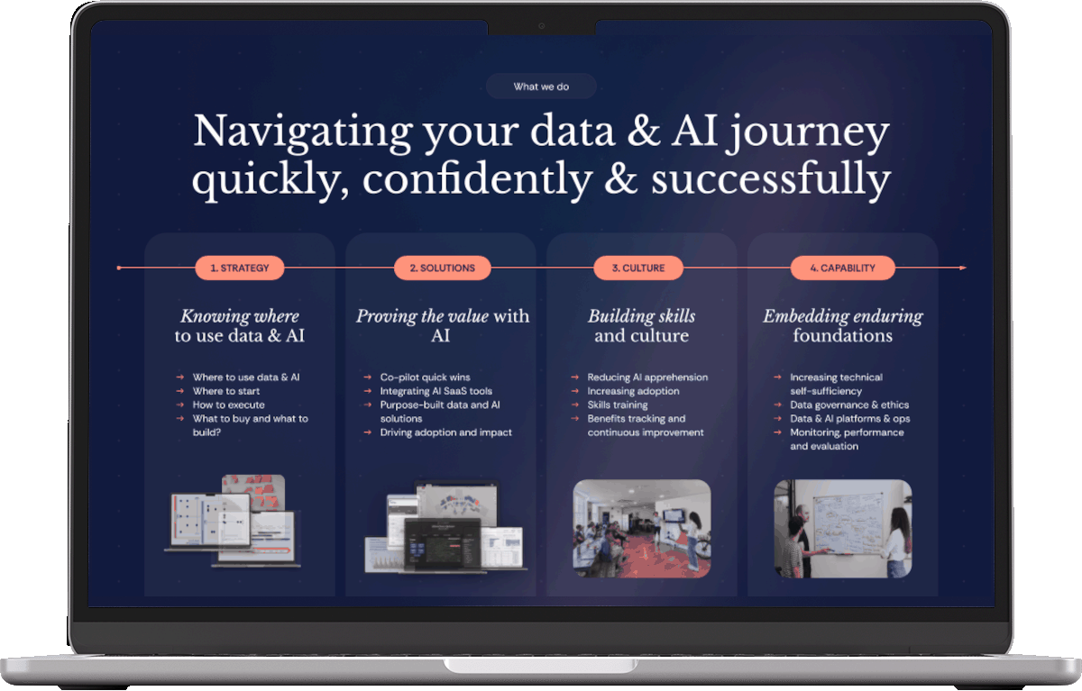 Data an AI solutions culture adoption and support