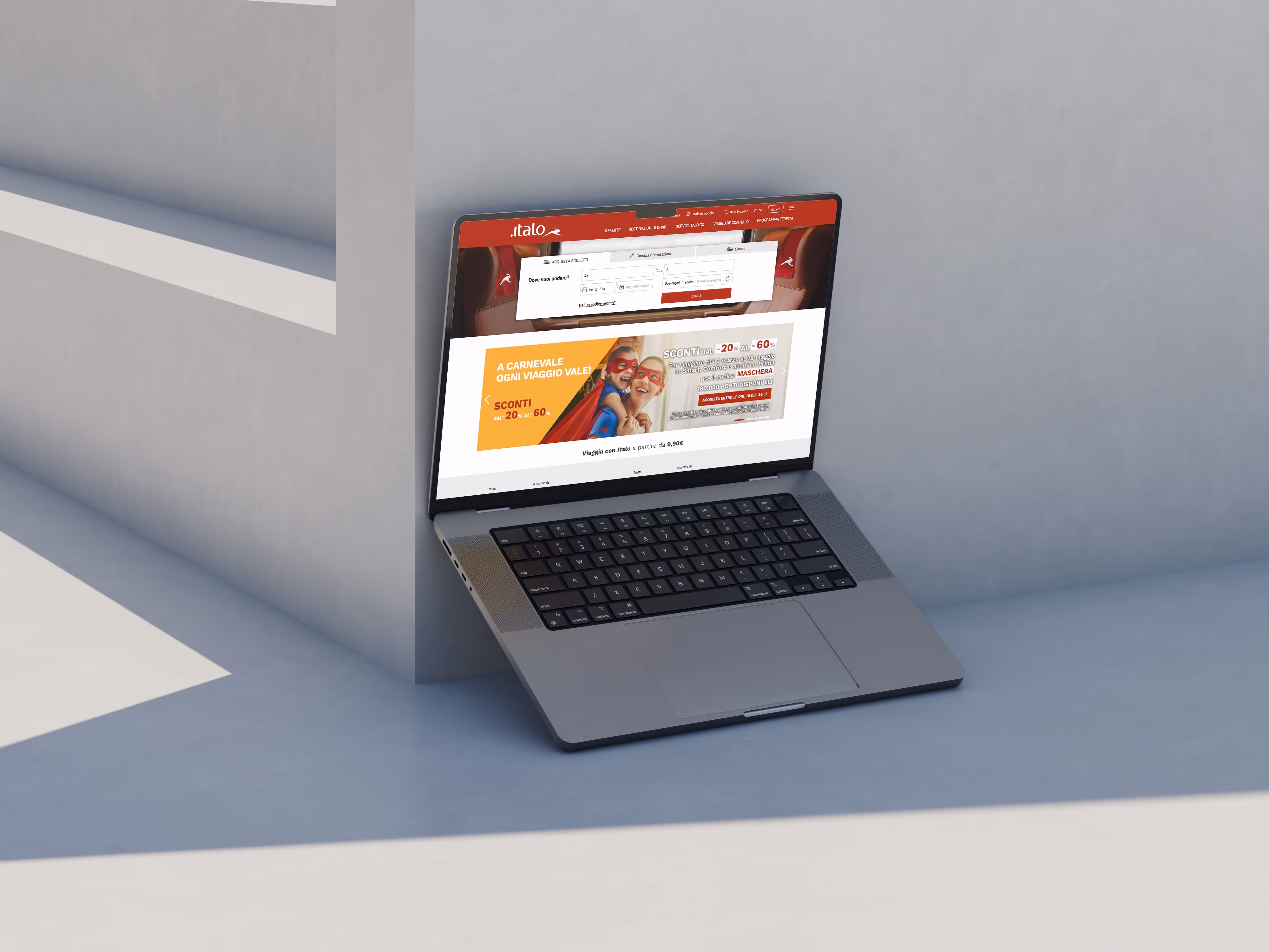 Case study Conflux per Italo - UX design booking experience