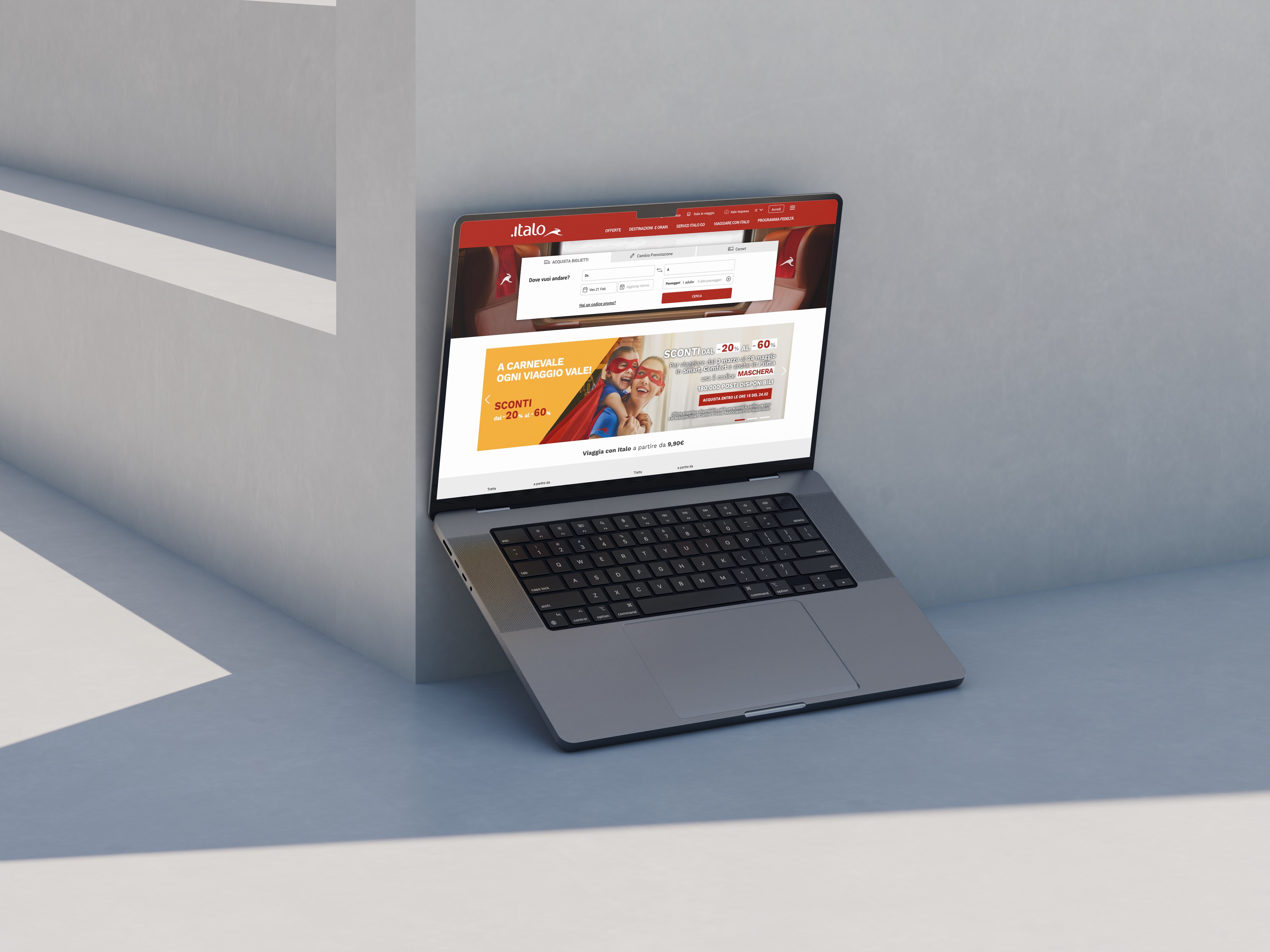 Case study Conflux per Italo - UX design booking experience