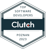 Top Software Developer Poznan 2023 Clutch Badge