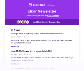 Elixir Newsletter subscribers