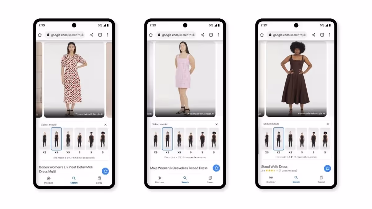 Google Shopping launches virtual dress try-ons in the US | Fashion Dive