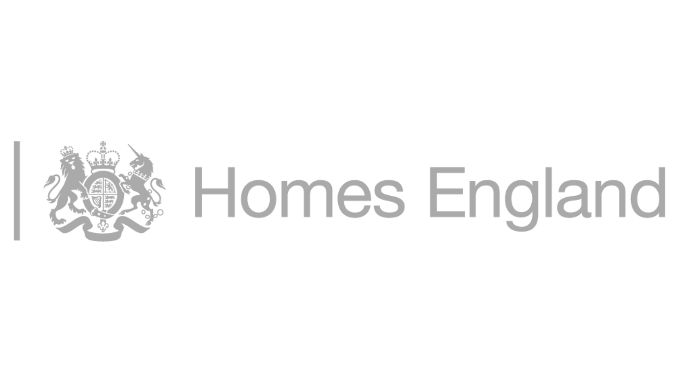 Homes England Grey logo